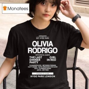 Bst Hyde Park Olivia Rodrigo T Shirt