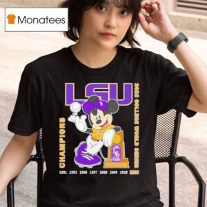 Ncaa Men College World Series Champions Lsu Tigers T Shirt