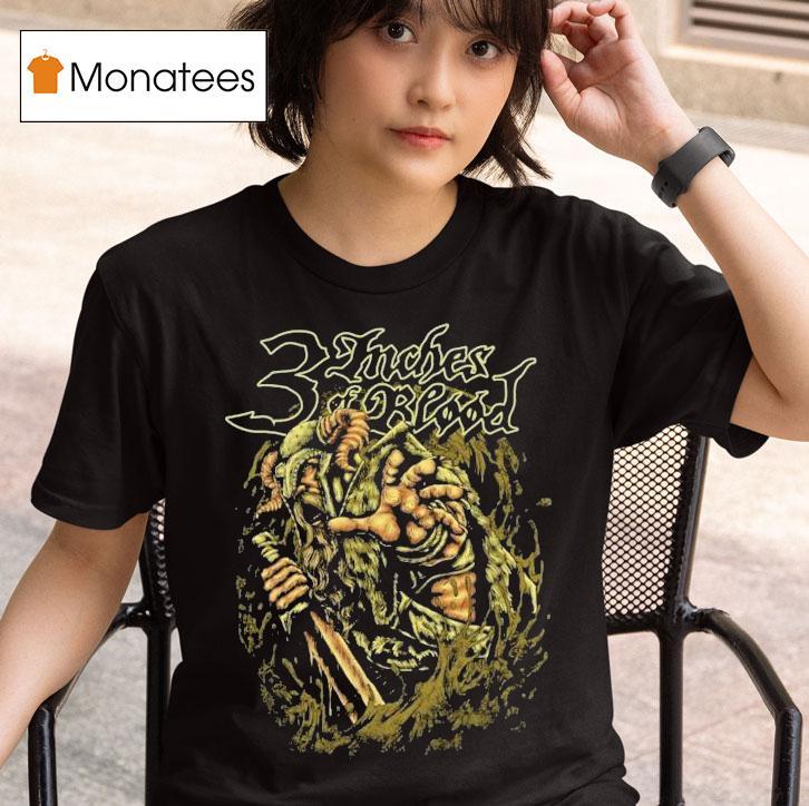 Inches Of Blood Swamp Warrior T Shirt