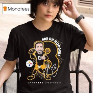 Aaron Rodgers Pittsburgh Slers Sl City Signature Caricature T Shirt
