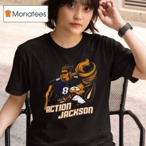 Action Jackson Football T Shirt