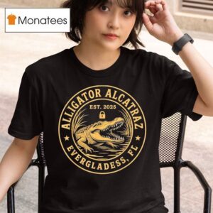 Alligator Alcatraz Florida Everglades Parody Est T Shirt