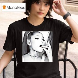 Ariana Grande Glamorous Black And White T Shirt
