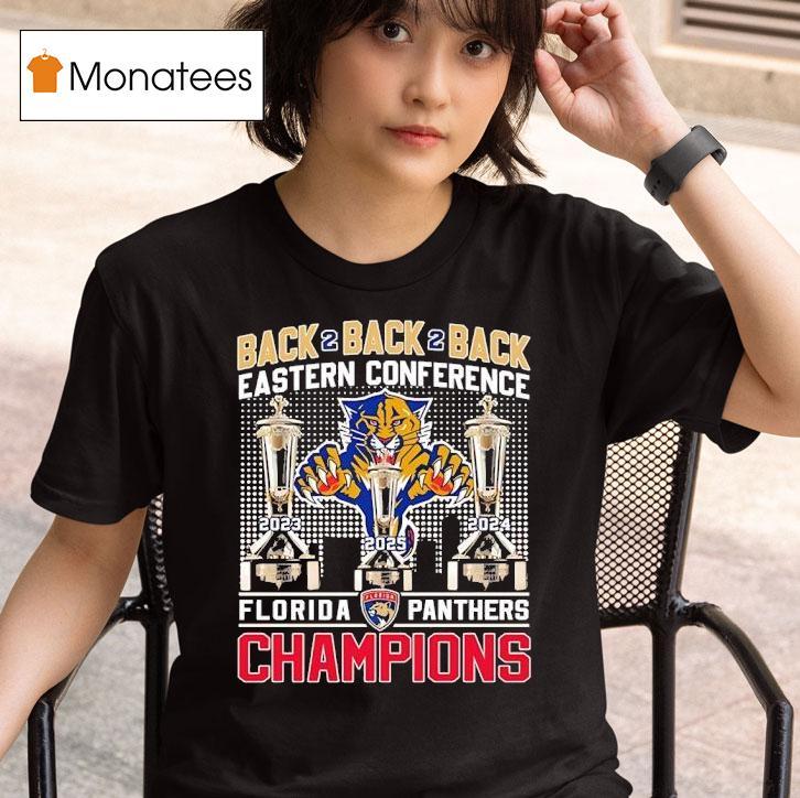 Back Back Back Eastern Conference Florida Panthers Champions T Shirt