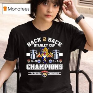 Back Back Stanley Cup Florida Panthers Champions T Shirt