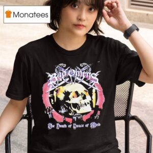 Bad Omens The Death Of Peace Of Mind Skull And Candles T Shirt