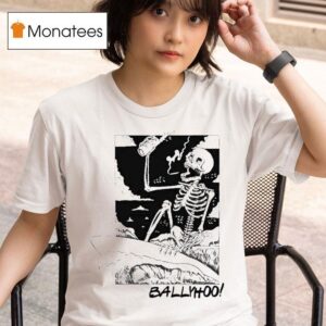 Ballyhoo Skeleton Surfer T Shirt