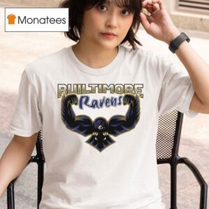 Baltimore Ravens Builtimore Ravens X Dom Mazzetti T Shirt