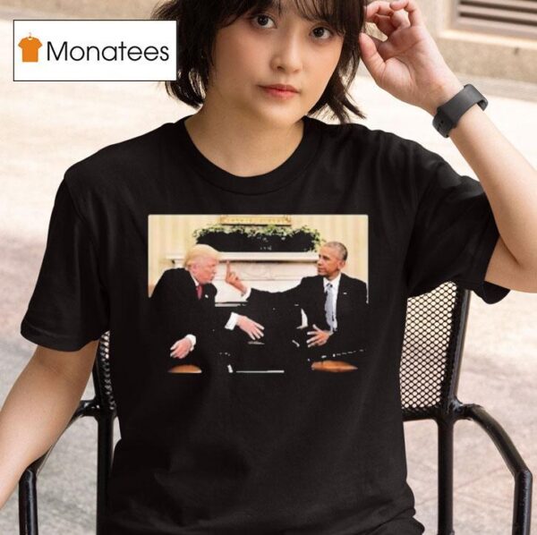 Barack Obama Middle Finger Fuck Trump T Shirt