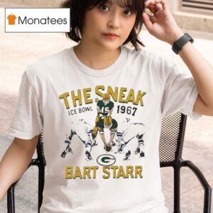 Bart Starr The Sneak Ice Green Bay Packers T Shirt