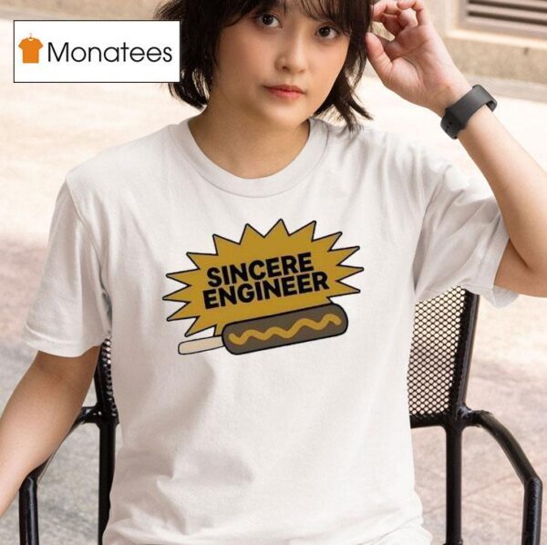Blue Corn Hot Dog Sincere Engineer T Shirt