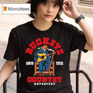 Buckeye Country Superfest Grim Reaper Guitar Ohio T Shirt