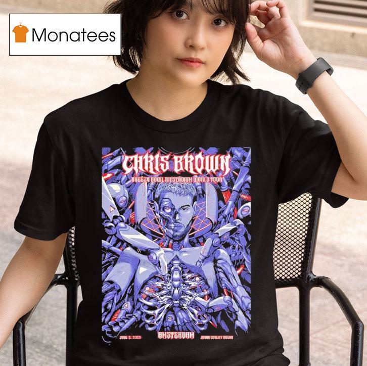 Chris Brown Amsterdam Breezy Bowl Xx Stadium World Tour Gig At Johan Cruijff Arena On June T Shirt