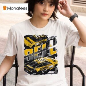 Christopher Bell Joe Gibbs Racing Team Collection Dewalt Car Signature T Shirt