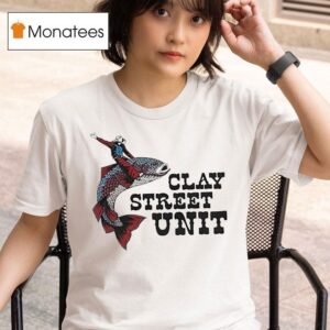 Clay Street Unit Fish Cowboy Trucker T Shirt