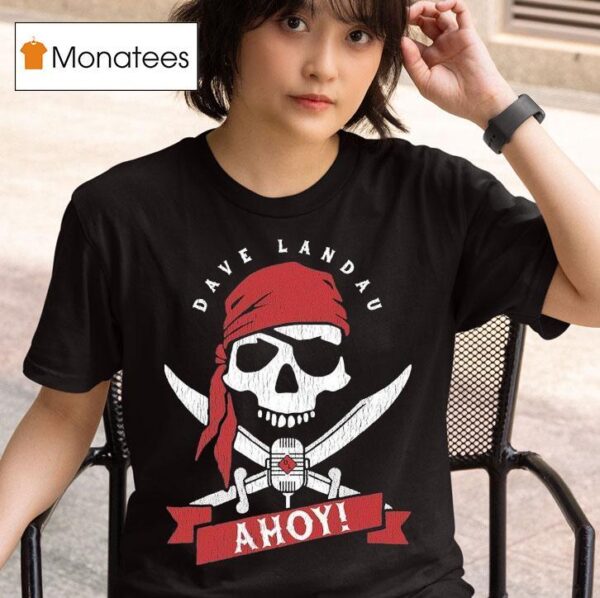 Dave Landau Ahoy Skull T Shirt
