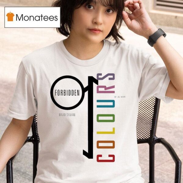 David Sylvian Forbidden Colours My Love Wears Pride Rainbow T Shirt