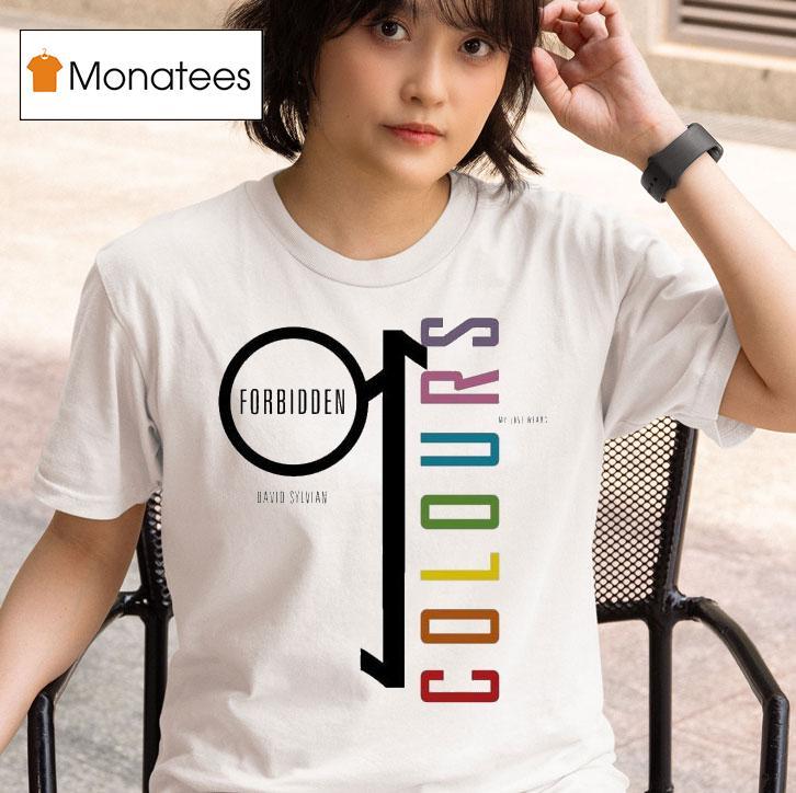 David Sylvian Forbidden Colours My Love Wears Pride Rainbow T Shirt