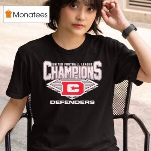 Dc Defenders United Football League Champions T Shirt