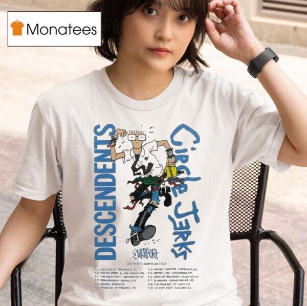 Descendents And Circle Jerks North American Tour T Shirt