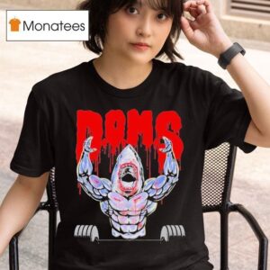 Doms Shark Blood Muscle T Shirt