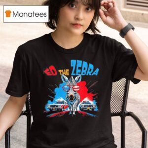 Ed The Zebra Usa T Shirt