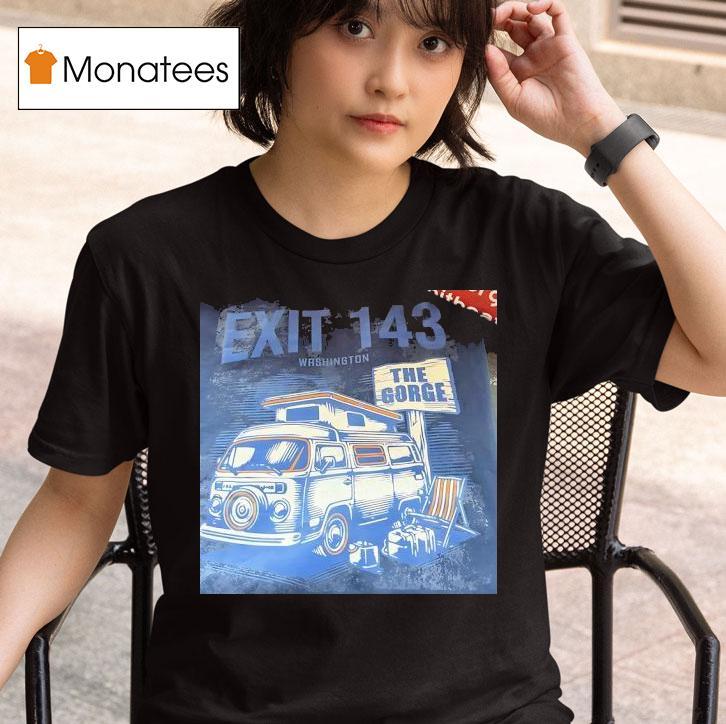 Exit Washington The Gorge T Shirt