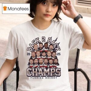Florida Panthers Back Back Champs Vintage T Shirt