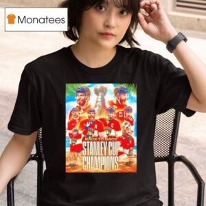 Florida Panthers Back To Back Winning Stanley Cup Champions T Shirt