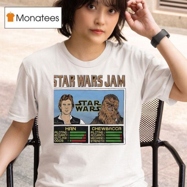 Han And Chewbacca Star Wars Jam T Shirt