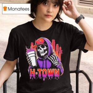 Houston Texans H Town X Dj Screw Screw Up Texas Grim Reaper T Shirt