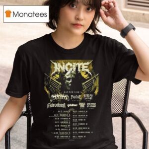 Incite Supporting Savage Times Tour Dates T Shirt