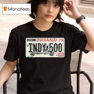 Indiana Indy License Plate T Shirt