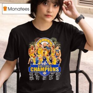 Indiana Pacers Nba Finals Champions Signatures T Shirt