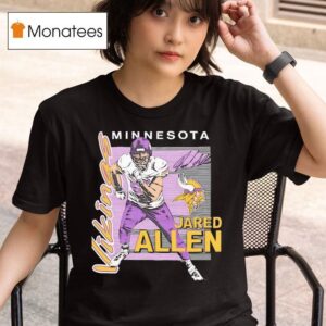 Jared Allen Minnesota Vikings Football Signature T Shirt