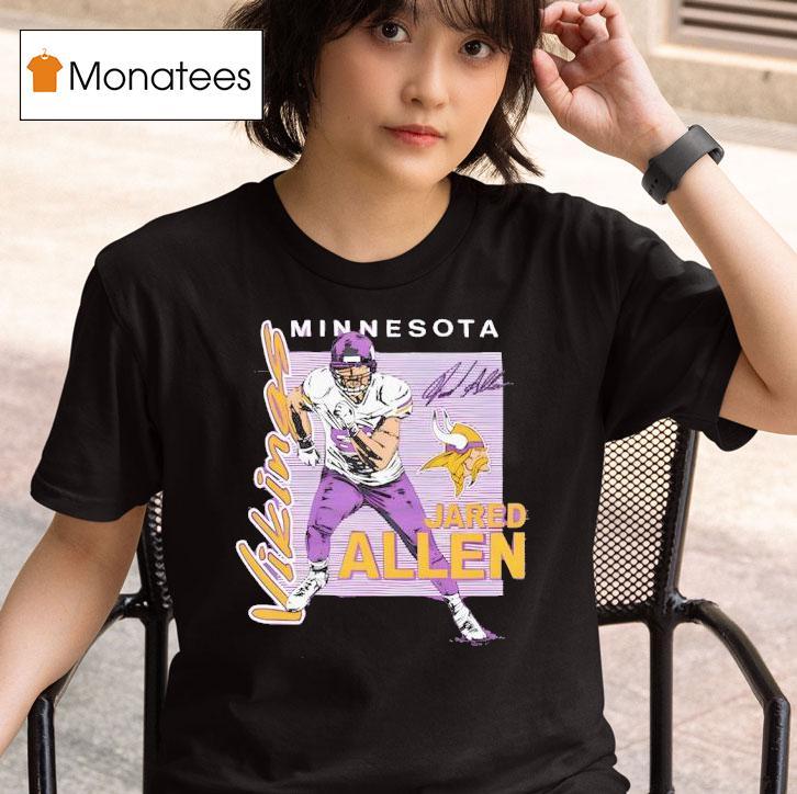 Jared Allen Minnesota Vikings Player Graphic Signature T Shirt