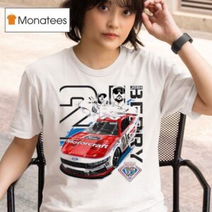Josh Berry No Ford Mustang Dark Horse For Wood Brothers Racing T Shirt