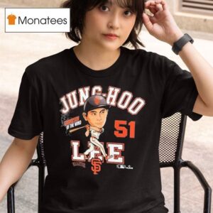 Jung Hoo Lee San Francisco Giants Hometown Caricature T Shirt