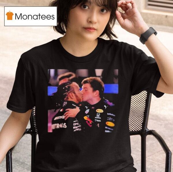 Lewis Hamilton And Max Verstappen Kissing T Shirt