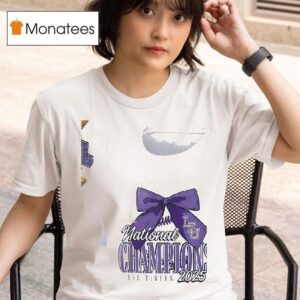 Lsu Tigers Ncaa National Champions Bow T Shirt