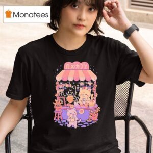 Luna And Artemis Operate A Cat Cafe T Shirt