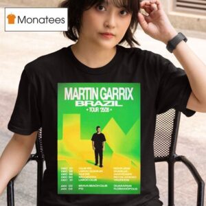 Martin Garrix Brazil Tour Dates T Shirt