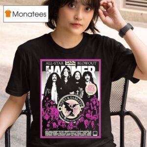 Metal Hammer Featuring Ozzy Osbourne And Black Sabbath For All Star Blowout Back To The Beginning Interview T Shirt