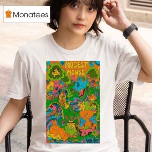 Modest Mouse June Outlaw Field At The Idaho Botanical Garden In Boise Id T Shirt