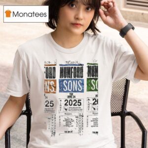 Mumford Sons June Budweiser Stage In Toronto On T Shirt