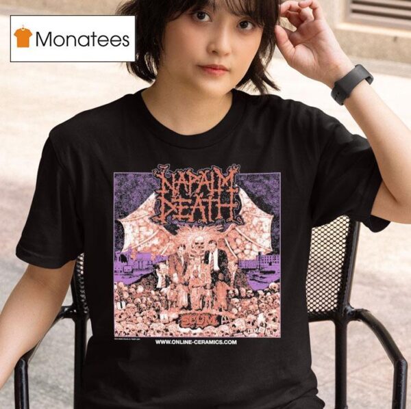 Napalm Death Polluted Minds Scum Online Ceramics T Shirt