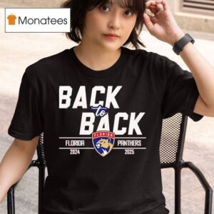 National Hockey League Champions Florida Panthers Back To Back T Shirt