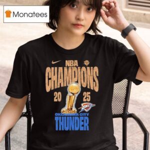 Nba Oklahoma City Thunder Finals Champions Retro T Shirt