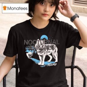 Nocturnal Animals Alaska Wolves T Shirt