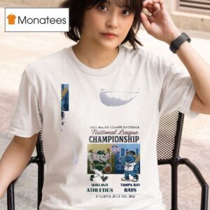 Oakland Athletics Vs Tampa Bay Rays Mlb National Championship Mascots T Shirt